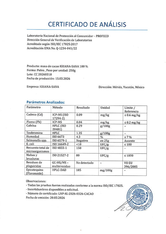 Zeremonieller Single Origin BIO Criollo Kakao "Iguana Sana" 250g