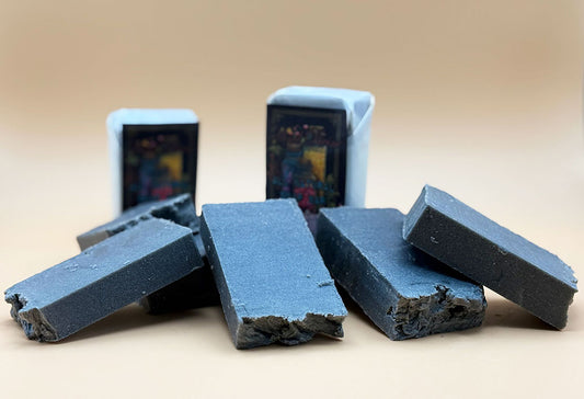 Handgemachte Olivenölseife "Exfolierend" 90g Barren