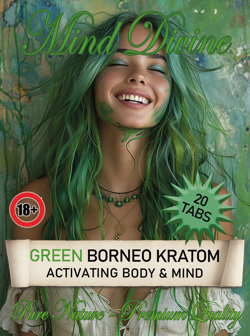 GREEN BORNEO (Kratom Tabs)
