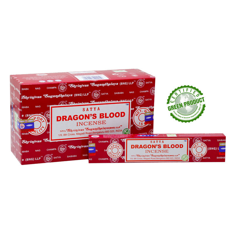 SATYA Räucherstäbchen "Dragon's Blood" 15g (Indien)