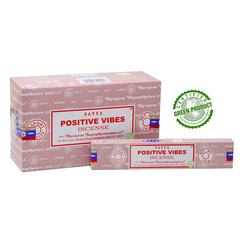 SATYA Räucherstäbchen "Positive Vibes" 15g (Indien)