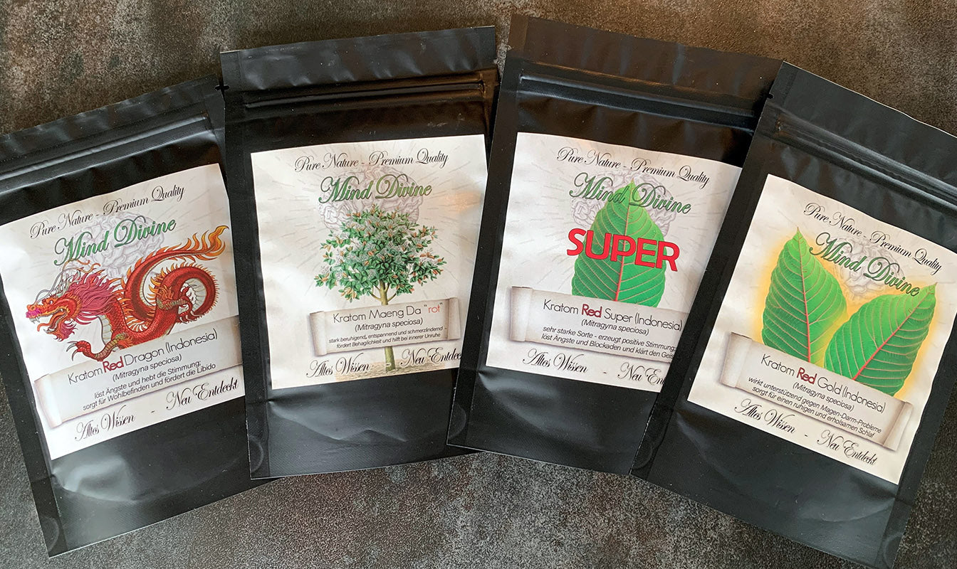 Kratom Test Set RED - 4x 20g