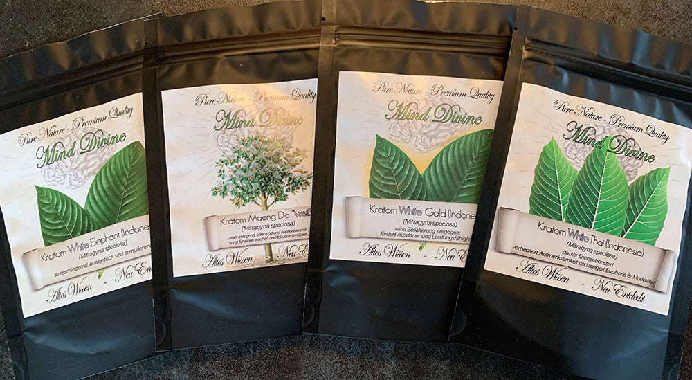 Kratom Testset WEIß - 4x 20g
