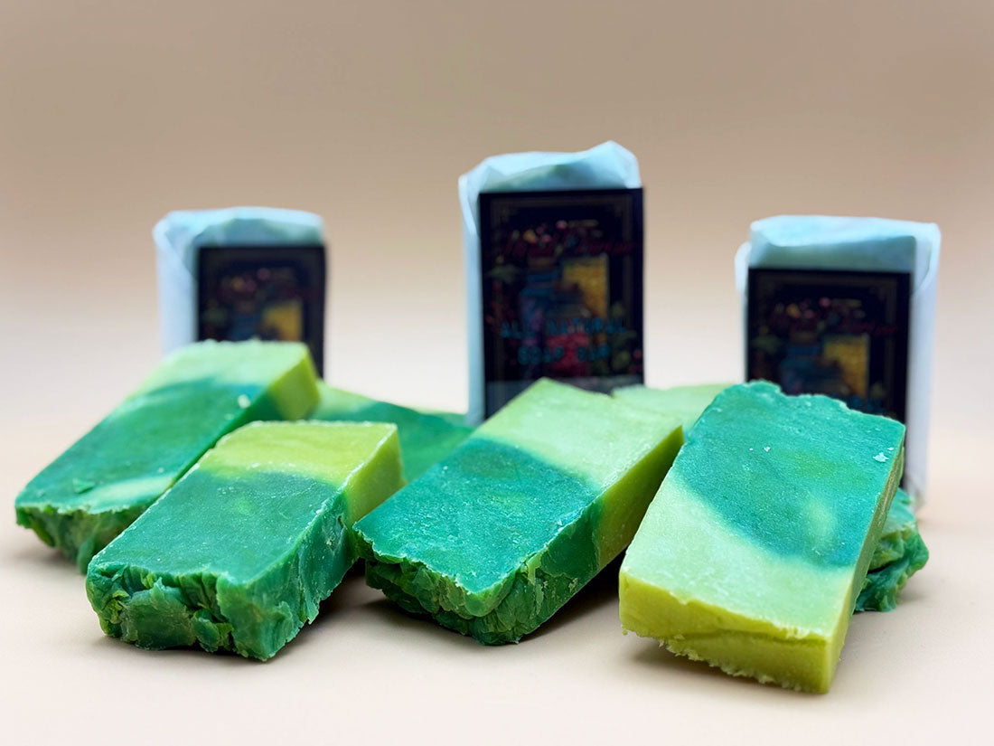 Handgemachte Olivenölseife "Aloe Vera" 90g Barren