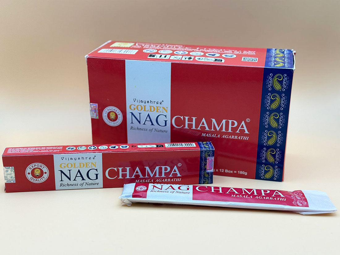 Golden Nag Incense Sticks "Champa" 15g (India)