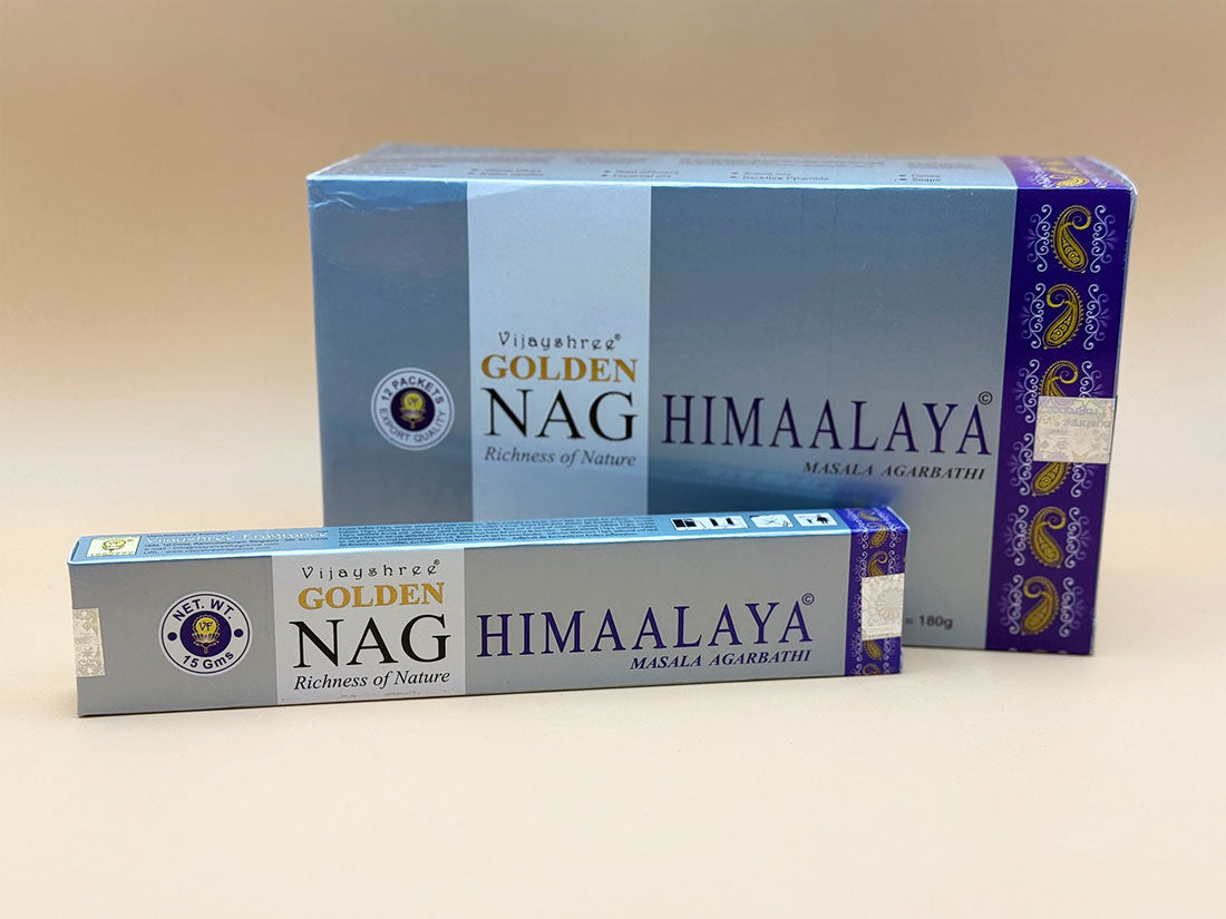 Golden Nag Räucherstäbchen "Himaalaya" 15g (Indien)