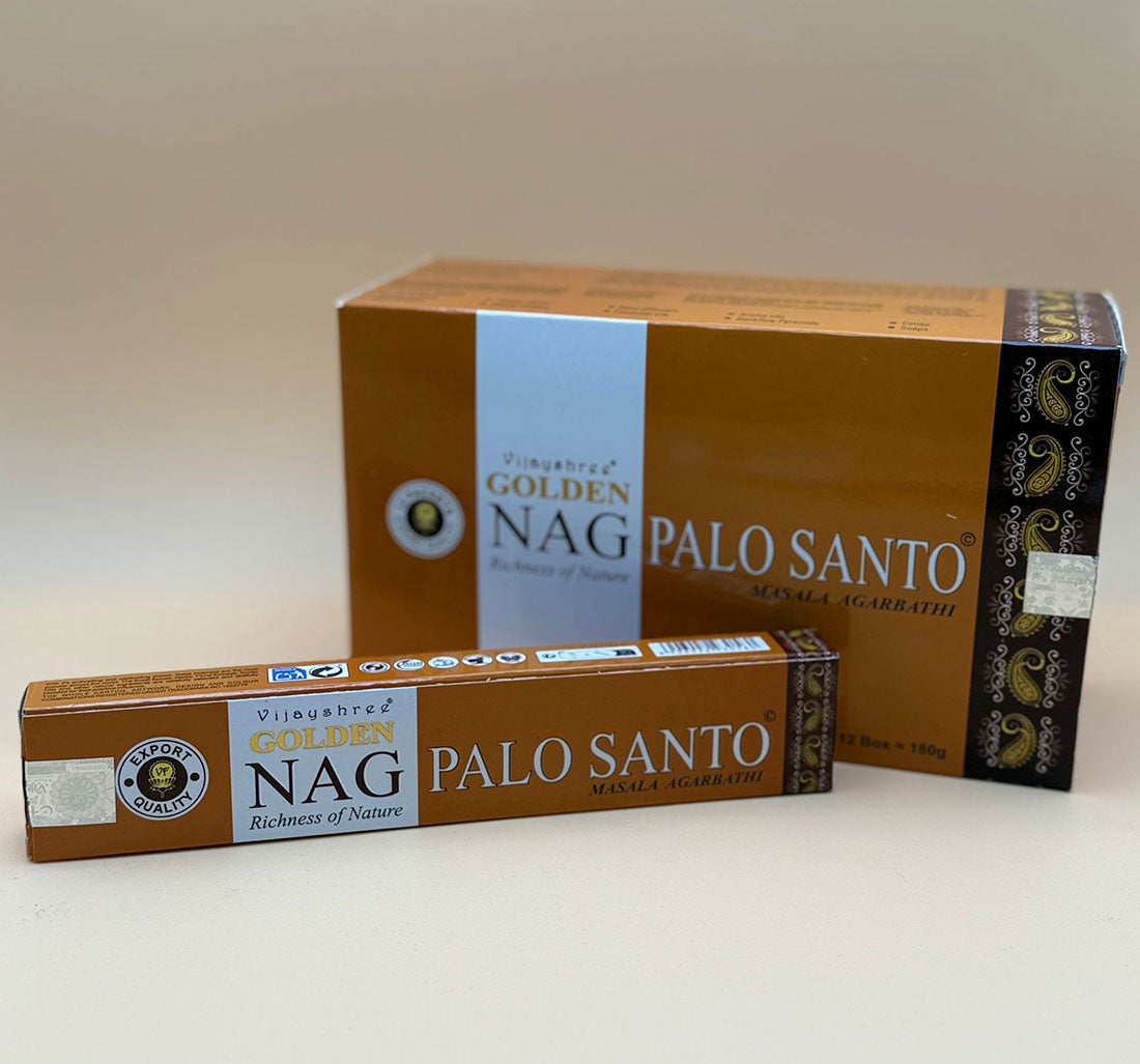 Golden Nag Räucherstäbchen "Palo Santo" 15g (Indien)