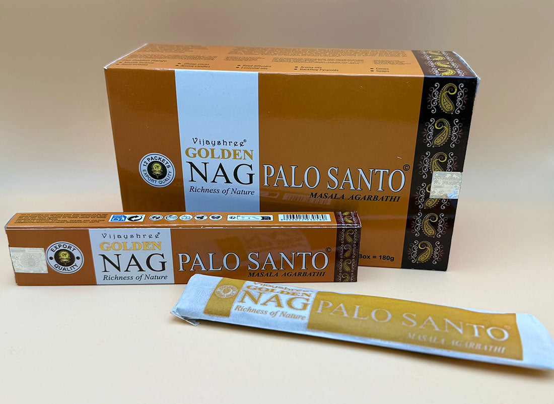 Golden Nag Räucherstäbchen "Palo Santo" 15g (Indien)