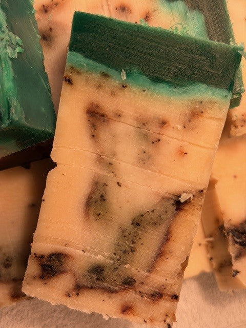 Handgemachte Olivenölseife "Grüner Tee" 90g Barren