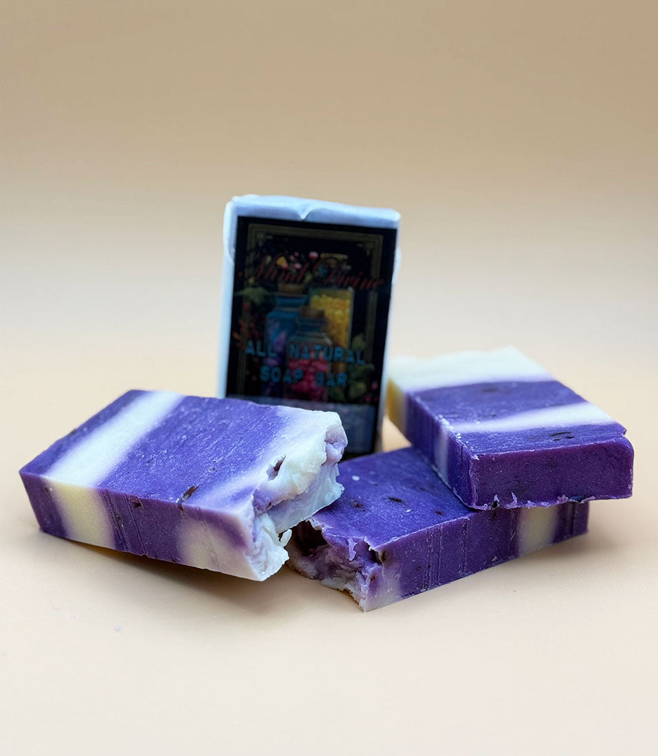 Handmade Olive Oil Soap "Lavender" 90g Bar