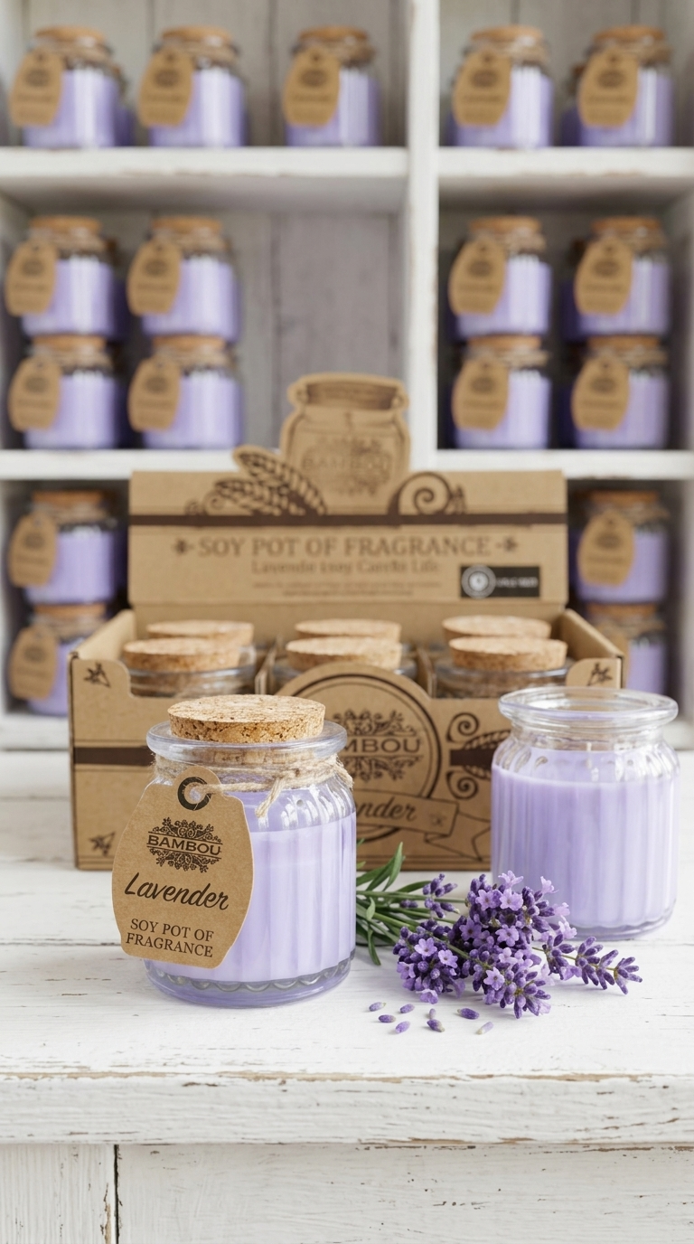 Bamboo Soyakerze "Lavender"