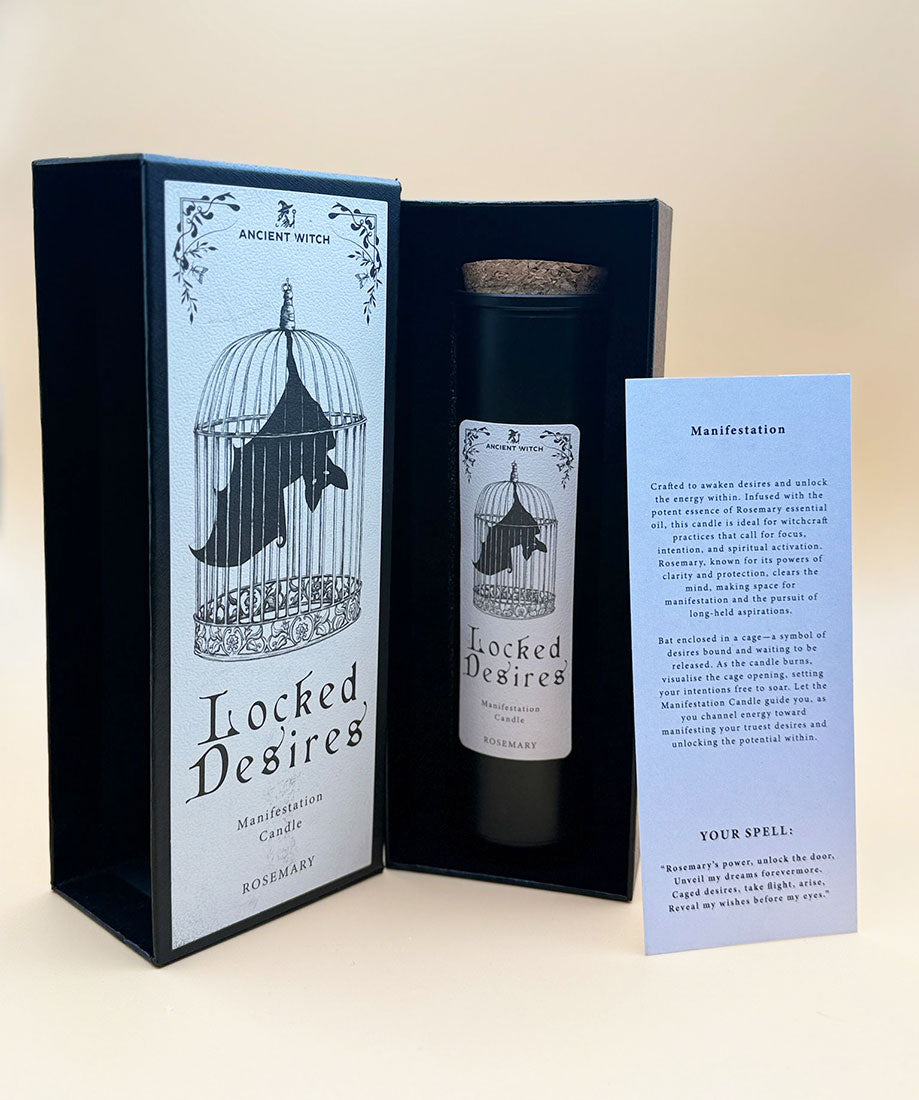 Ancient Witch Reinigungskerze "Locked Desires"