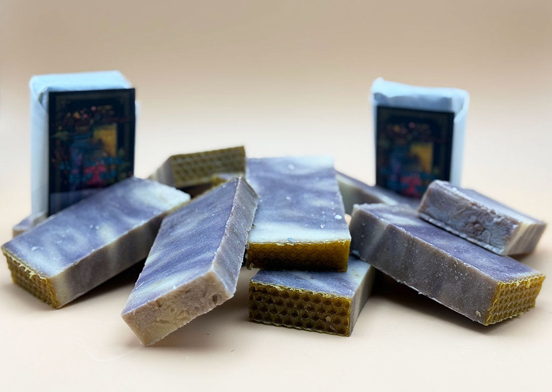 Handgemachte Olivenölseife "Propolis" 90g Barren