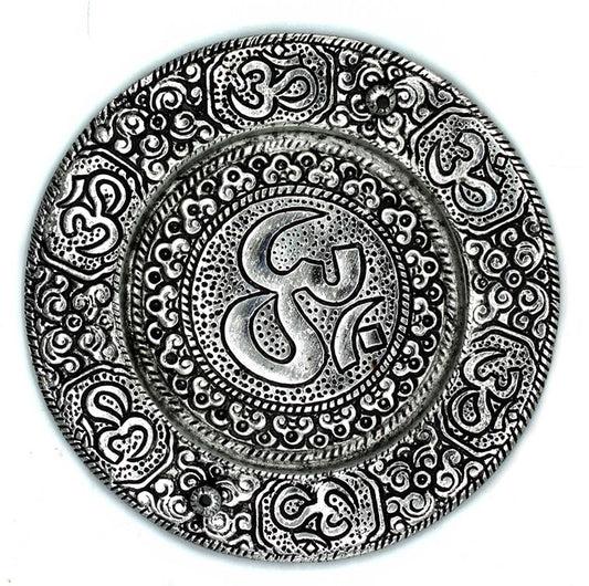 Runder Räucherstäbchenhalter "Om" 11cm