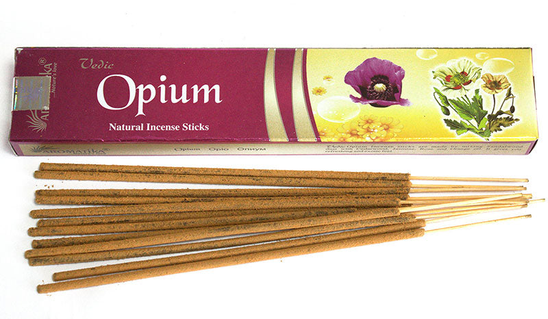 Vedische Räucherstäbchen "Opium" 15g (Indien)