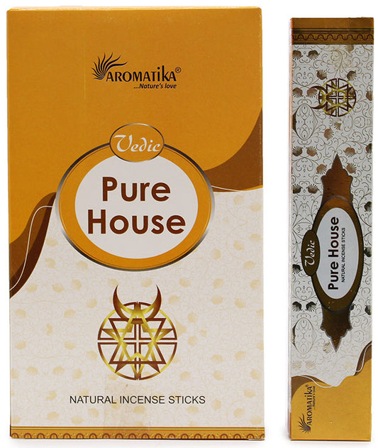 Vedische Räucherstäbchen "Pure House" 15g (Indien)