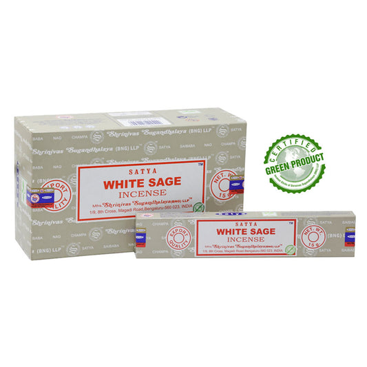 SATYA Räucherstäbchen "White Sage" 15g (Indien)