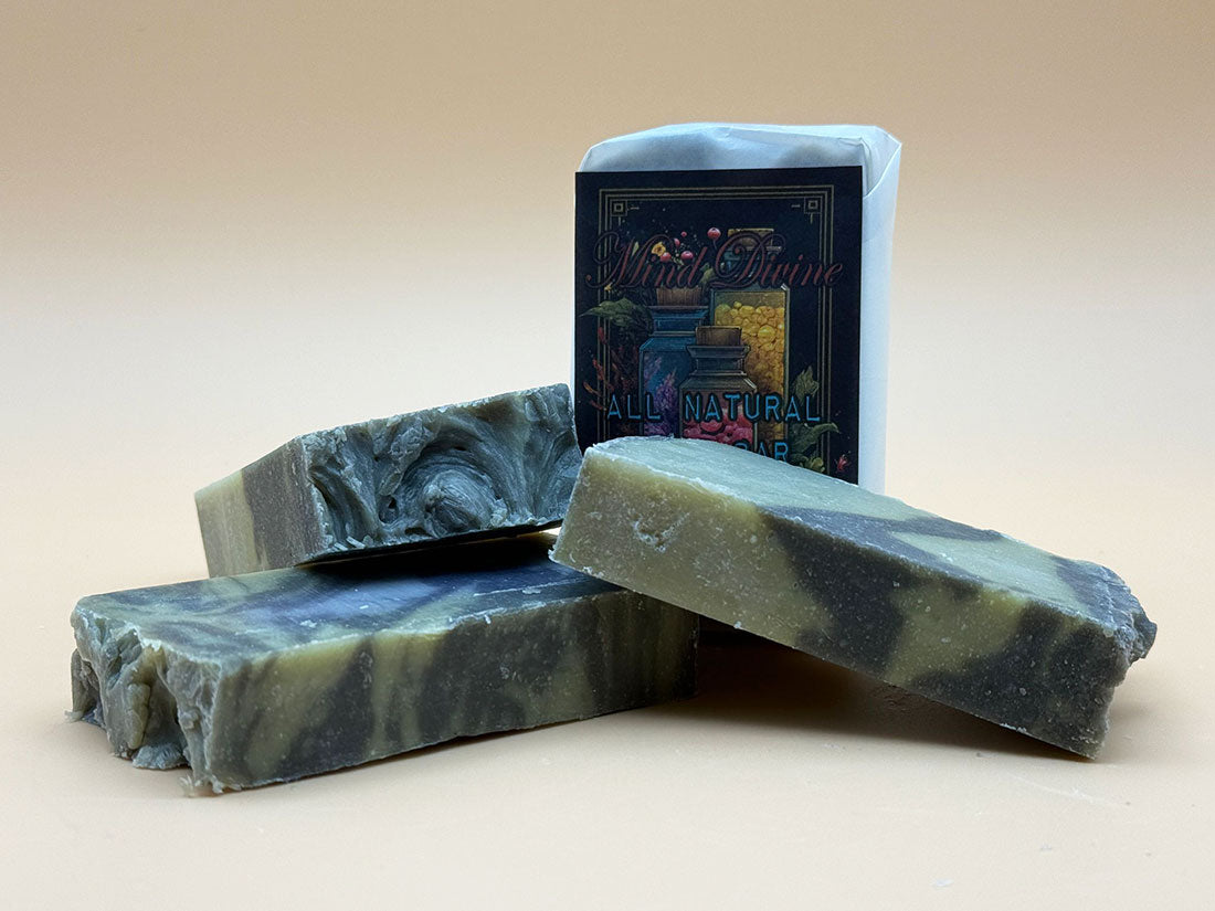 Handmade Olive Oil Soap "Dead Sea Mud" 90g Bar