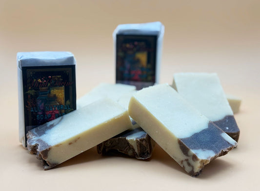 Handgemachte Olivenölseife "Ziegenmilch" 90g Barren