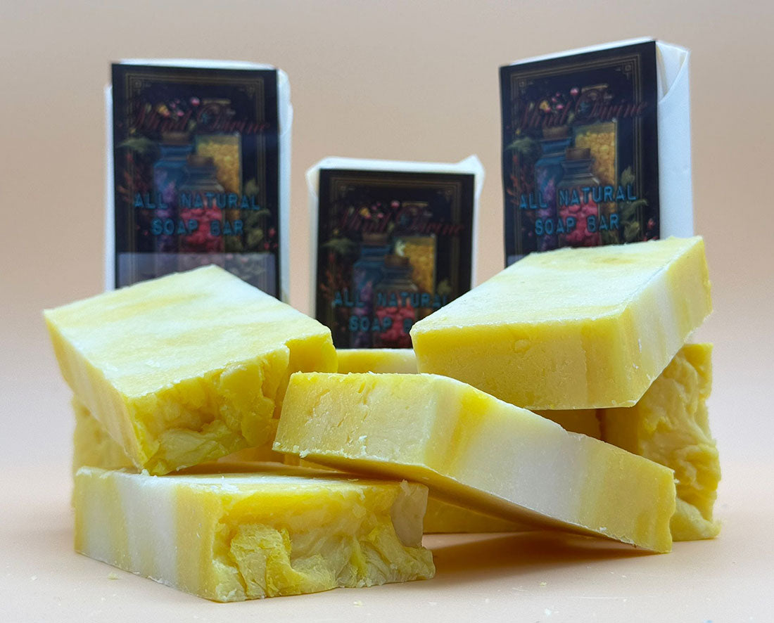 Handgemachte Olivenölseife "Zitrone" 90g Barren